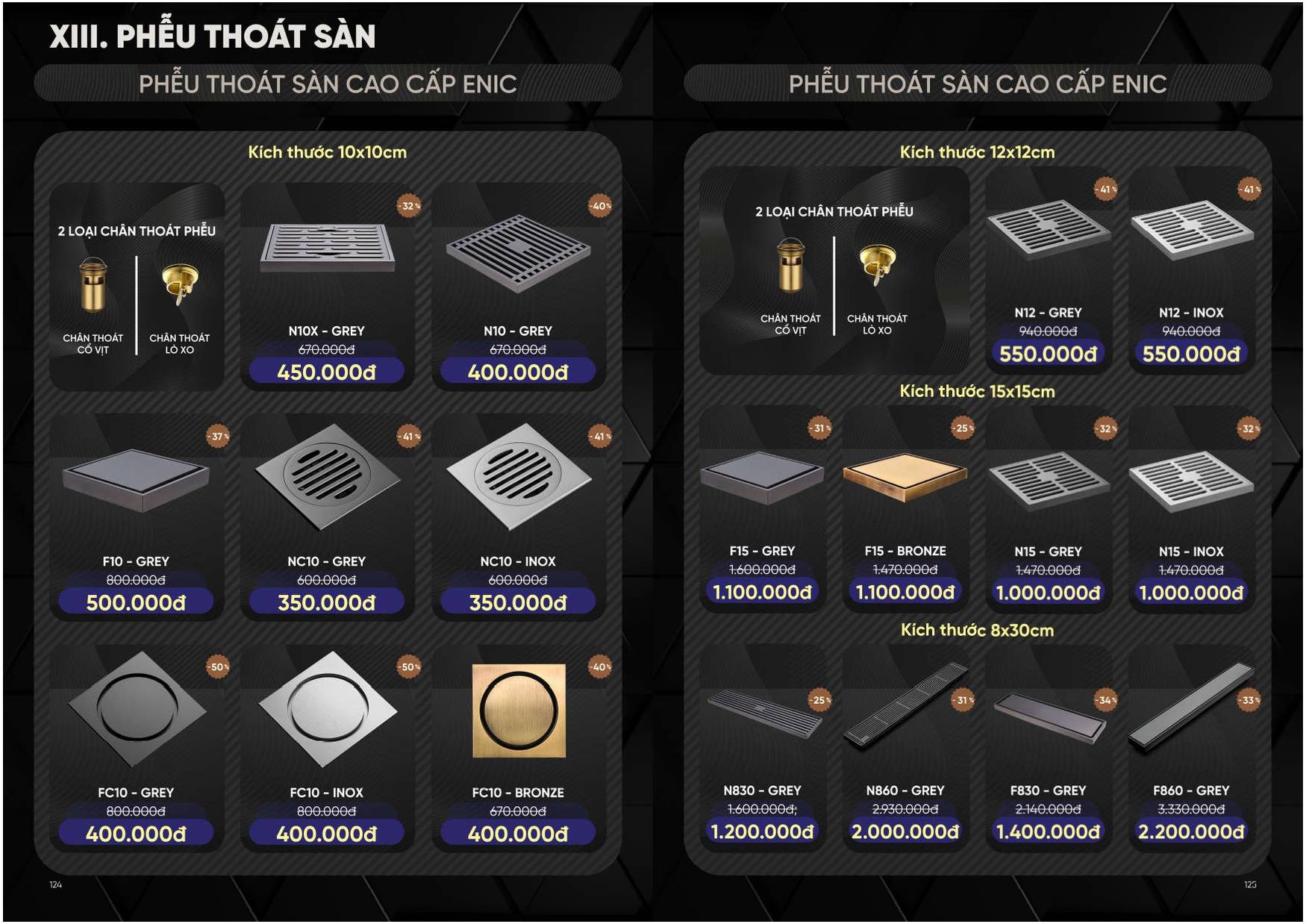 Bảng giá và Catalogue Thiết bị vệ sinh thông minh ENIC /Page 62
